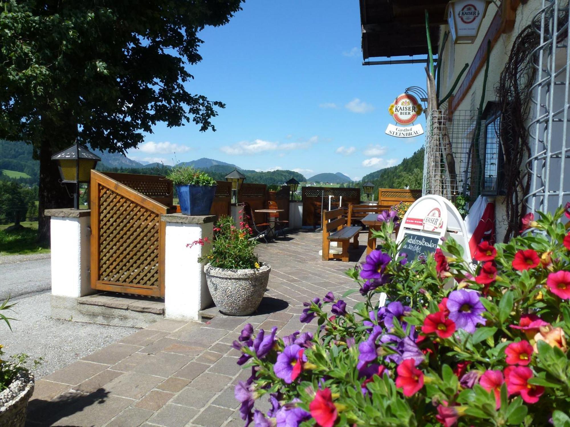 Gasthof Steinbraeu Faistenau Exteriör bild